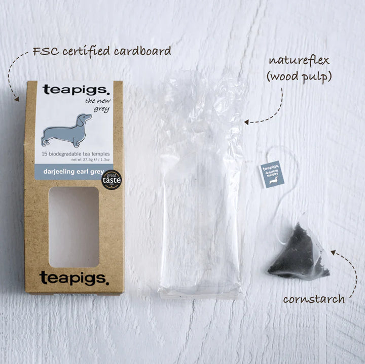 teapigs - darjeeling earl grey - 50 biodegradable bags