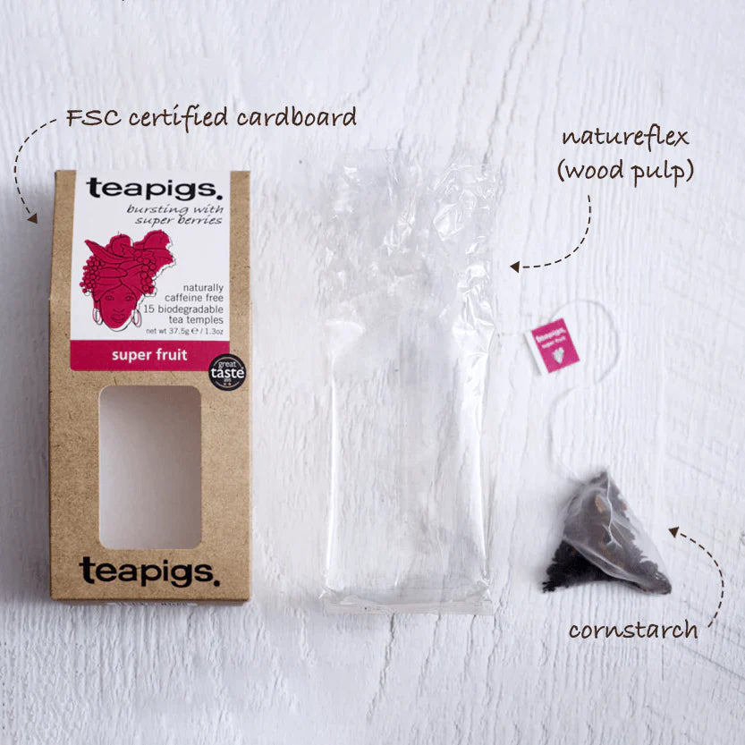 teapigs - super fruit - 50 biodegradable bags
